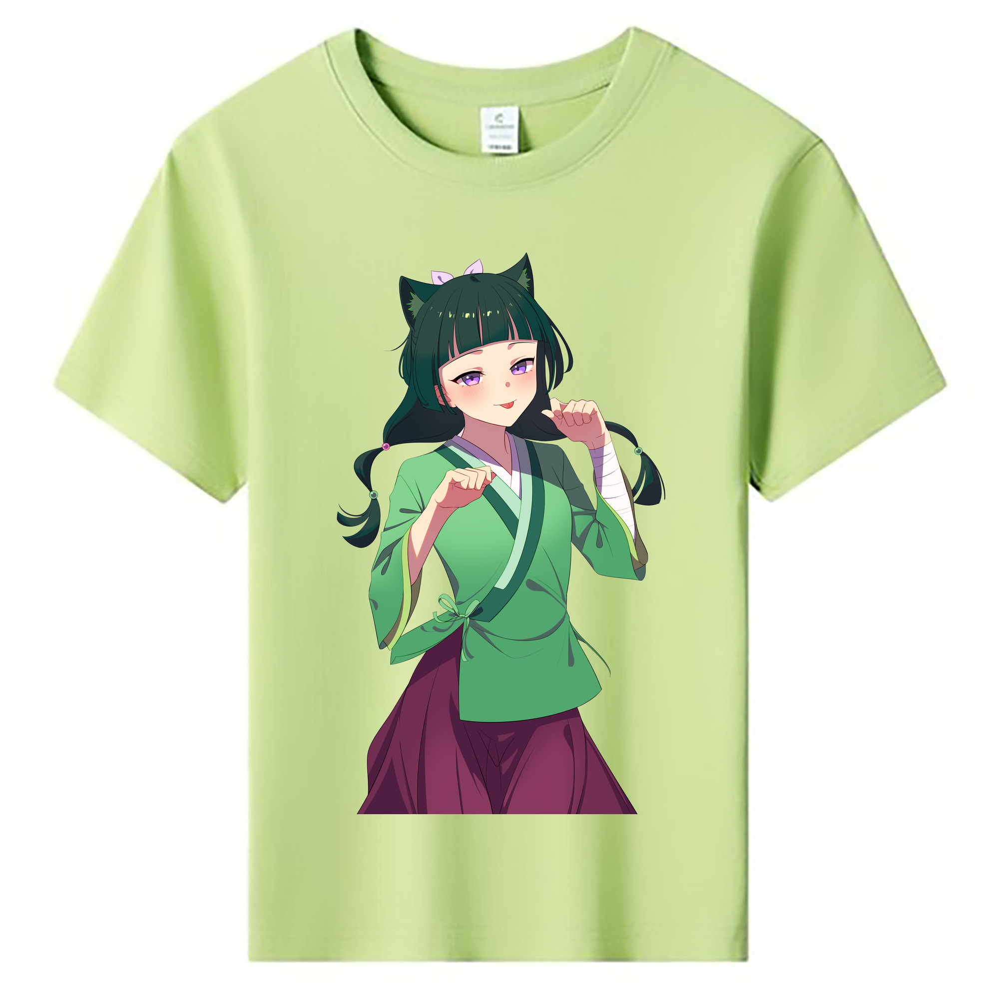 （画像用） 薬屋のひとりごと The Apothecary Diaries 綿100％キッズTシャツ（フロントプリント）